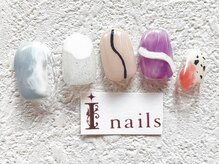 アイネイルズ 梅田店(I nails)/韓国マーブルニュアンス￥8200