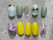 グロウ ネイル(GLOW×NAIL)/Art by MIYU