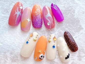 ラルネイル 大宮(Lull. nail)/#ハロウィン #派手かわいい