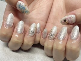 ブライダルネイル/¥7000