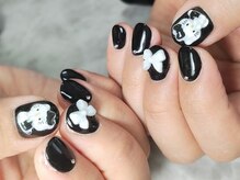 わたしのネイルとよもぎ蒸し/パーツアート