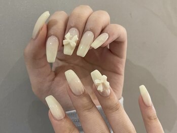 ヴィーナスネイル(Venus Nail)/長さだし+ワンカラー