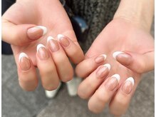 エムスラッシュ ネイル センター北店(M.SLASH)/定番！白フレンチ