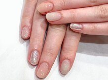 イヴ 新浦安店(Eve)/ブラウンシンプルベージュラメ