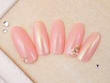 ネイルサロンフォーユー(for u)/オーロラミラーネイル￥５９８０