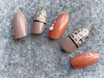 ツイードできっちり感