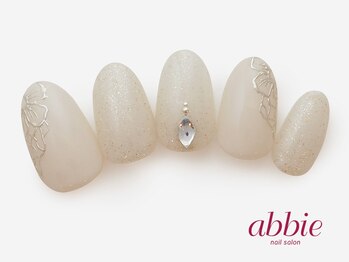 ネイルサロン アビー グランデュオ蒲田店(abbie)/●ミラーレースフラワー¥13,112