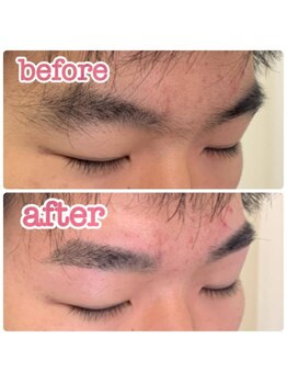 ルアン 表参道店/メンズ美眉毛スタイリング