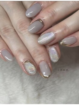 イノン ネイル(inon nail)/グレーなマグネット