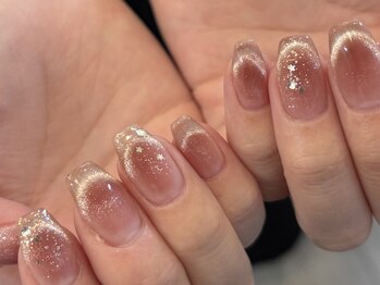 ノーヴェネイル 国分寺(nove.nail)/チーク×フレンチマグ☆