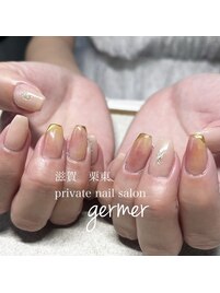 上品★桃イメージネイル！