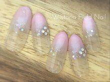 ウィスタリアフィールドネイル MONAD店(WISTARIA FIELD)/グラデーション　フラワー