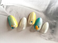 ネイルサロンアンドスクール アイビー(IVY)/夏色グラデーション