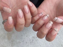 個性派モノトーンネイル