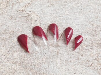 ティアリーネイル コレットマーレ店(Tiary Nail)/斜めフレンチ