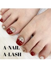 エーネイル エーラッシュ(A-NAIL A-LASH)/定額フットネイル【倉敷】