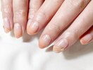 シンプル夏ネイル