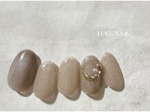 ルークネイル(LUKE NAIL)/シンプルベージュマグネット