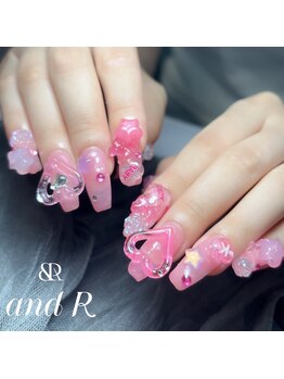 アンドアール(and R)/お任せネイル☆ハート