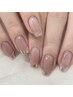 NEW OPEN特典◇初回オフ無料◇自爪ミラーフレンチネイル　Mirror French