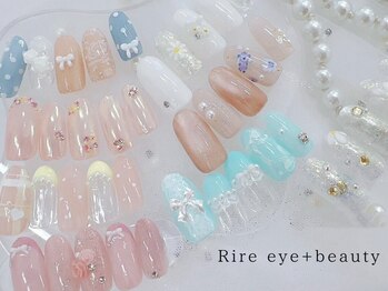 リール アイプラスビューティー(Rire eye + beauty)の写真/トレンド、大人可愛い選べる金額2種類♪定額《新規オフ無料》[￥5980～]季節の大人可愛いデザインを厳選◎