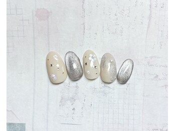 セプトネイル SEPT NAIL 彦根店/3月大人可愛いサンプル ¥6930
