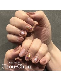 ピンクニュアンスネイル
