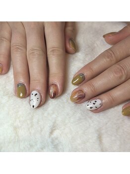 グラマラス アンジェアイ 荻窪店(glamourous ange eye)/うずらネイル