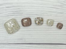 ロバル ネイルアンドまつげ(LOBAL)/フットネイルH‐8