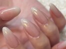 シンプルベージュグラデ