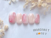 マーガレットハニー 本八幡/トレンドぷっくり桃ネイル