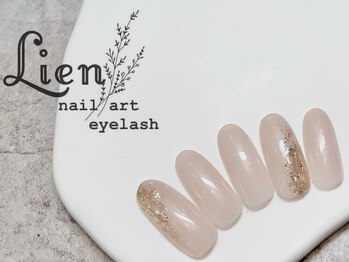 リアン 川崎店(Lien)/シンプルネイル★ラメミラー