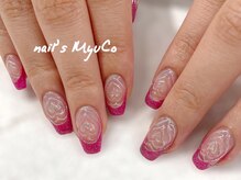 ネイルズミューコ(nail's MyuCo)/長さ出しフレンチ