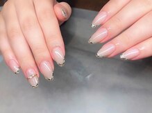 カラン(CALaN)/ガラスフレンチネイル♪