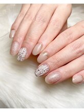 コフズ(Kofz)/上品ツイードネイル