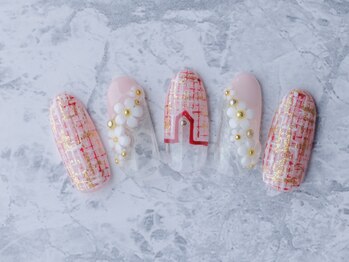 ネイルサロン 優/ツイードネイル