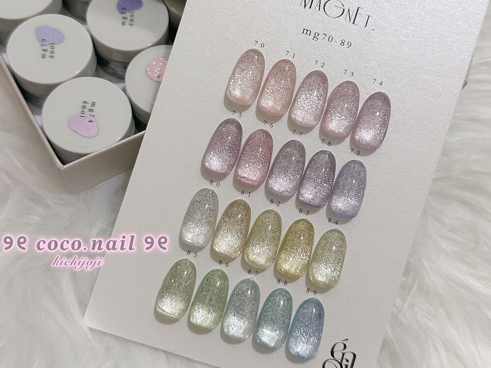 enoi エノイ 使い切り プラチナマグネット ジェルネイル 20個入り