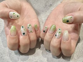推しカラーネイル
