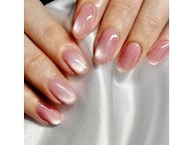 ナチュラルピンクのジューシーマグネットが控えめで可愛い♪