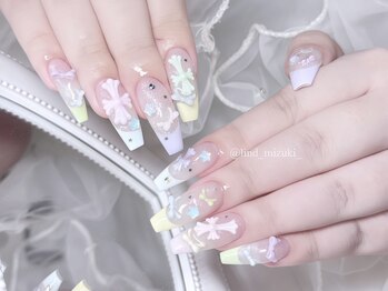 リンドネイル バイ モカ アンド ララ(Lind nail by moca and LaLa)/【mizuki】 パステルフレンチ