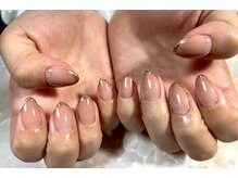 アズールネイル(AZUL nail)/カラーベースフレンチ