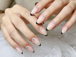 アートフリー120分☆黒フレンチ