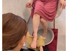 サロン ド リー(Salon de Re)の雰囲気（ヘッド・ボディすべてのメニューにフットバス付♪）