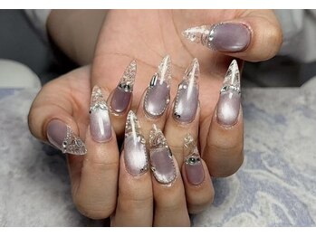 モアネイル 新宿/ワンホンネイル/持ち込み/新宿