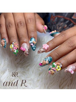 アンドアール(and R)/お任せネイル☆キティちゃん