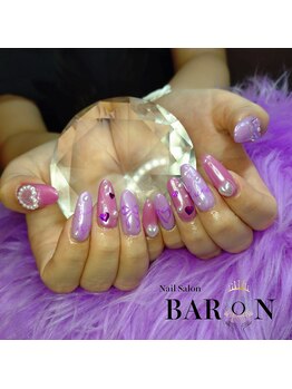 バロン 新宿店(BARON)/パステルガーリーネイル