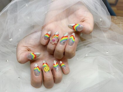 HIP nail 【長さだし/持ち込み/長さだし ネイル/持ち込み ネイル/マグネット ネイル】の写真