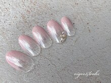 ヴィガー アンド ルックス 白金 目黒(Vigor&Looks)/カラグラ　ピンク　オーロララメ