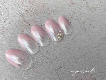 ヴィガー アンド ルックス 白金 目黒(Vigor&Looks)/カラグラ　ピンク　オーロララメ