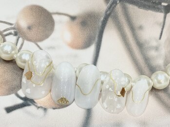 ネイルズガッシュ 蒲田東口店(NAILsGUSH)/*透け感ホワイト*